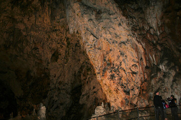 A view of a cave in Slovenia