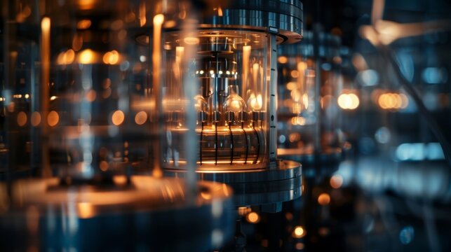 A machine generating random numbers a key component in quantum cryptography algorithms.