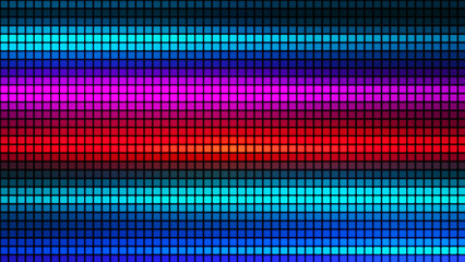 Abstract background from multi-colored squares. Abstract gradient background. Pixel background for web design. Small squares of computer mosaic. 3D rendering.