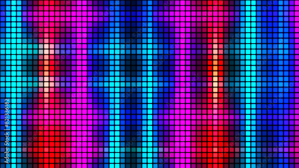 Leinwandbilder abstract background from multi-colored squares. abstract gradient background. pixel background for w