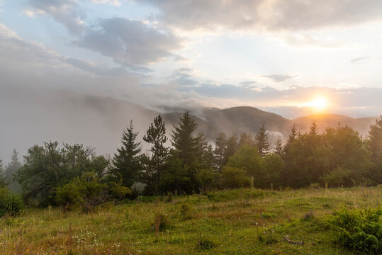 Gela village after the rain.