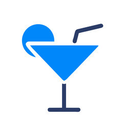 Cocktail line icon 