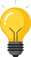 light bulb idea logo design, light bulb logo vector illustration, Light bulb icon. 