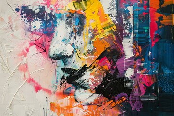 Obraz premium Abstract Expressionist Artwork