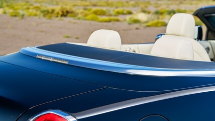 Top down on a car