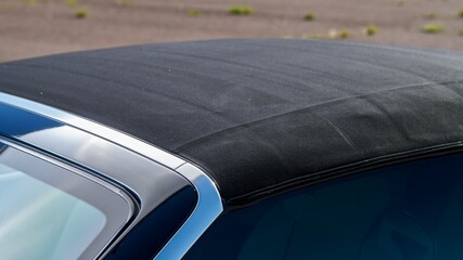 Convertible top on a car