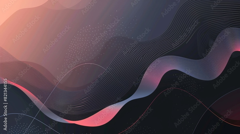 Poster Versatile vector background with abstract design elements.