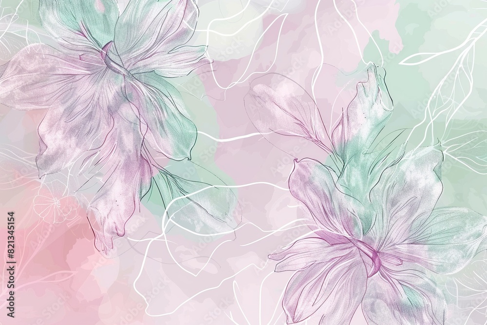 Poster Versatile vector background with abstract design elements.