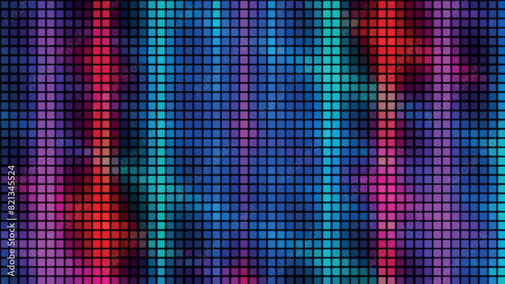 Fototapete abstract background from multi-colored squares. abstract gradient background. pixel background for w