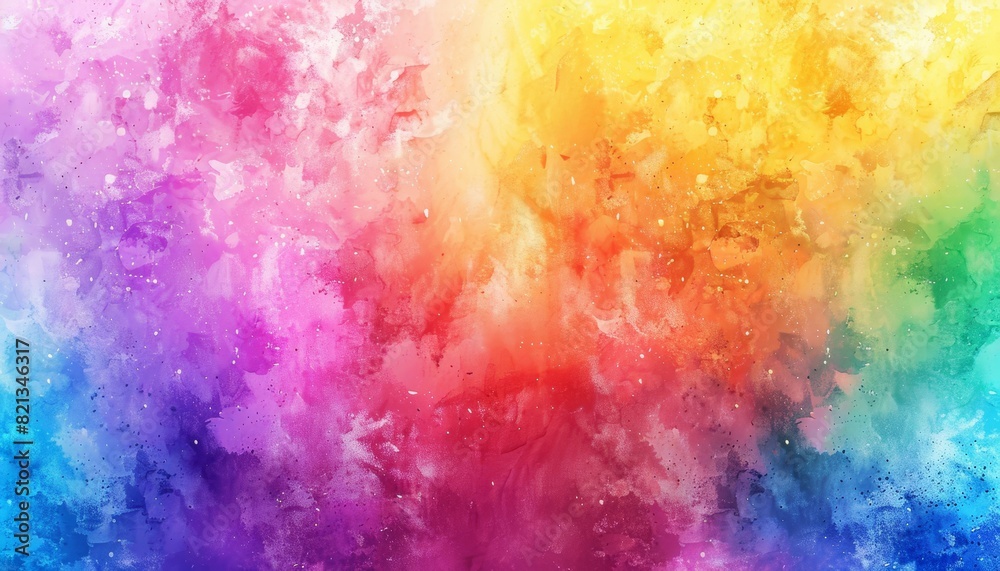 Poster Vibrant abstract background with a mix of rainbow colors, creating a dynamic and energetic visual effect perfect for various design projects.