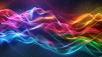 Fototapeta premium background, abstract, design, art, bright, illustration, pattern, modern, shape, blue, color, decoration, colours, motion, wallpaper, abstract background, template, futuristic, gradient, graphic, hori