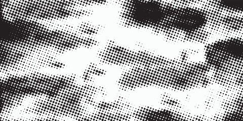 Real grunge organic vintage halftone vector ink print background