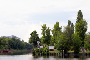 Landwehr Canal mouth to Spree River in Berlin