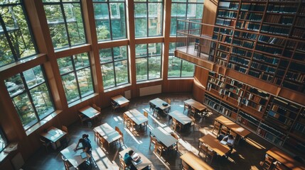 Extensive Library With Abundant Books