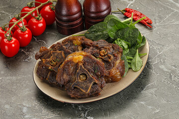 Grilled Lamb neck with spices
