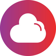 Cloud vector icon style