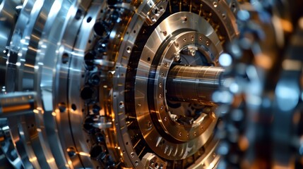 Fototapeta premium The superconducting particle train is a marvel of modern engineering and design.