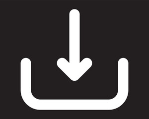 Download icon set. Download button Collection. Download files icons vector. simple download icon isolated on white background. Arrow downloading icon. Vector illustration.