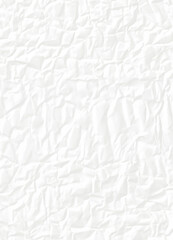 Crumpled White Paper Texture, Minimalist Background for Business Presentations
