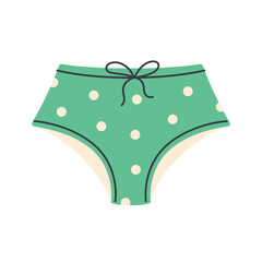 Women panties. Vector illustration in flat style