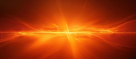 Vibrant orange and yellow background with lines