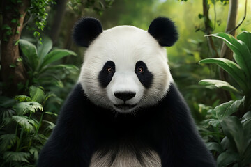 Fototapeta premium giant panda bear