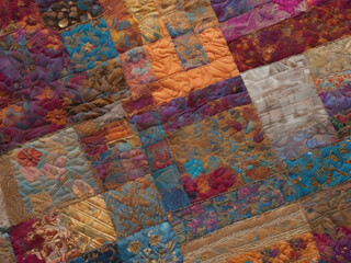 Mesmerizing Quilt. A Symphony of Color and Design.