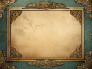 classic background, ornamental frame