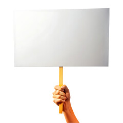 Blank whiteboard standing