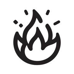 fire line icon, fire line art vector © Trendy CraftSVG 