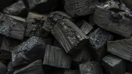 Dark charcoal background texture, coal, carbon - Powered by Adobe