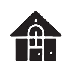 Flat home Icon, home icon vector