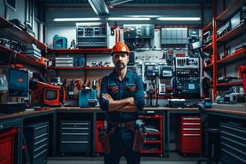 Installation Coordinator overseeing installation process with focus on accuracy, safety, and efficiency