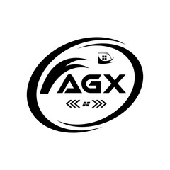 AGX letter logo design. AGX Simple and modern logo. AGX luxurious Alphabet logo Design. -vector Illustration