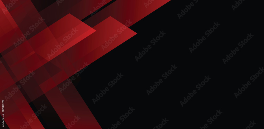 Wall mural modern abstract gradient dark banner background. line with architecture futuristic background minima