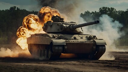 
How about "Inferno on the Frontline: Understanding the Impact of Tank Explosions in Battle"?
