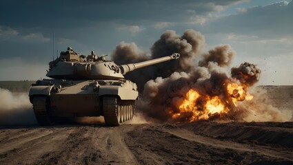 
How about "Inferno on the Frontline: Understanding the Impact of Tank Explosions in Battle"?