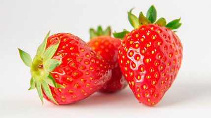 strawberry isolated on white background