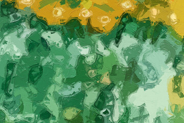 Oil painting and various flowers, cats, dogs, fish, rivers, lotus leaves, lotus scenery, strawberries, chrysanthemums