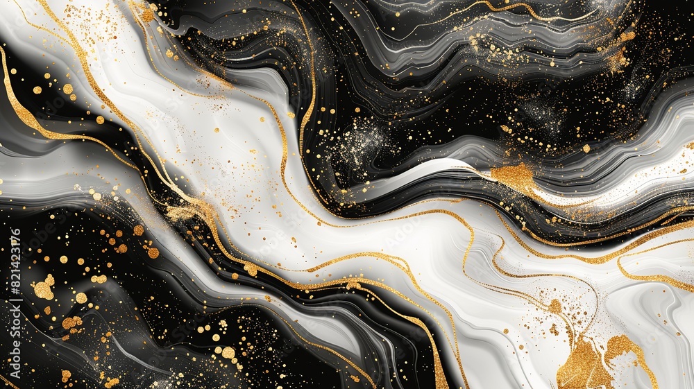 Aufkleber Versatile vector background with abstract design elements.