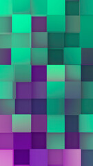 Futuristic abstract green geometry background. Modern gradient illustration, minimal. Futuristic artwork, digital drawing for interior design, fashion textile, wallpaper, website
