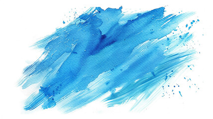 abstract beautiful blue watercolor splash and stroke background.color shades art by drawn