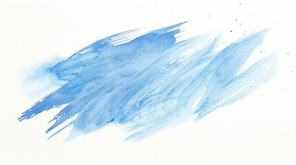 abstract beautiful blue watercolor splash and stroke background.color shades art by drawn