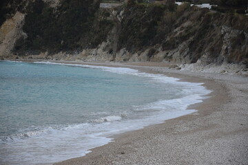 waves on the beach