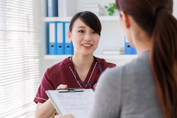 医療従事者の女性