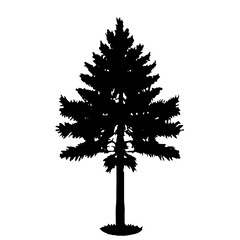 Tree Silhouette Vector Clipart	