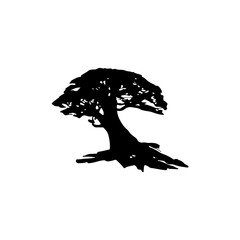 Tree Silhouette Vector Clipart	
