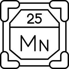 25 - Manganese Icon