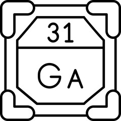 31 - Gallium Icon