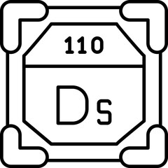 110 - Darmstadtium Icon